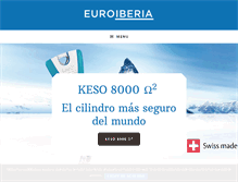Tablet Screenshot of euroiberia.com